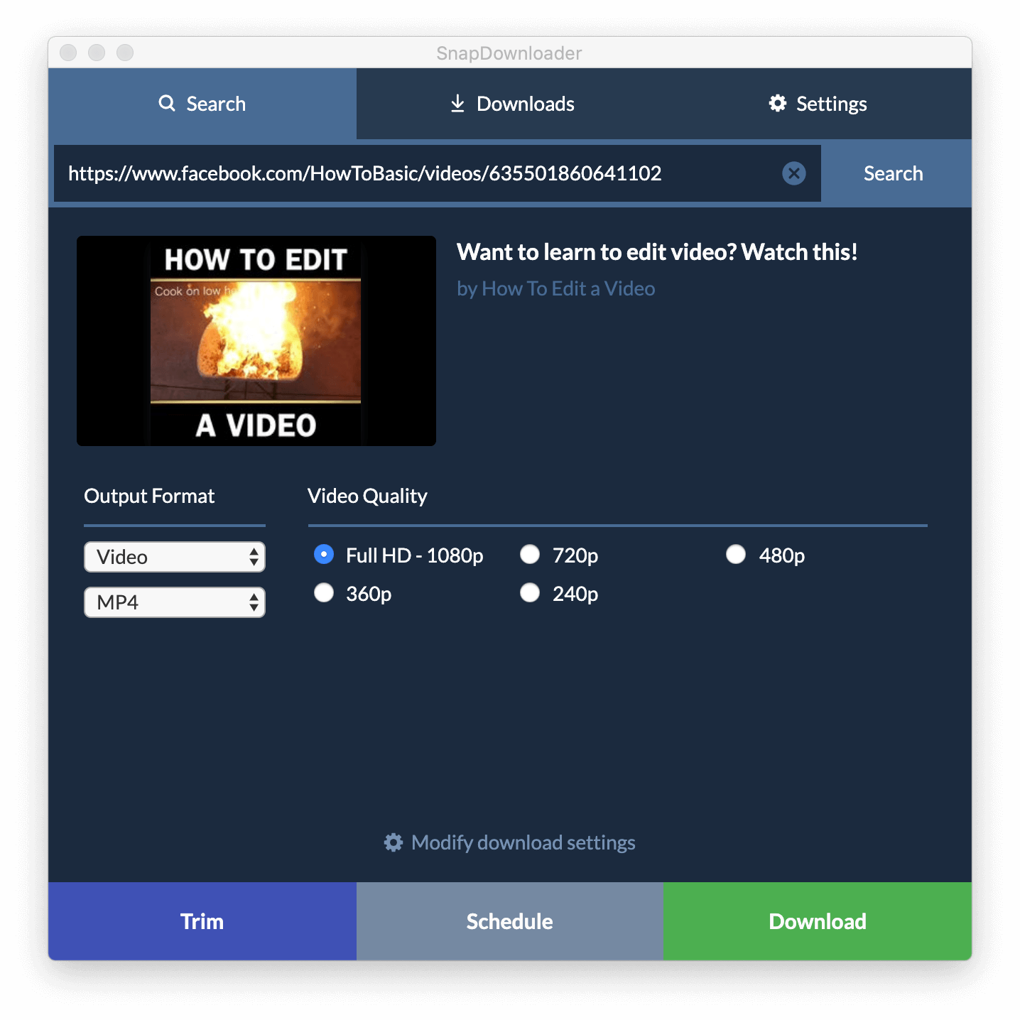 facebook video downloader